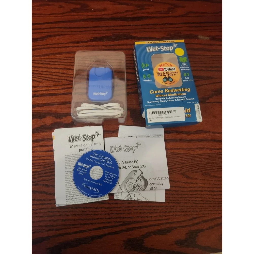 Wet Stop‎ 3+ Open Box With Manual Bed Wetting Potty Training